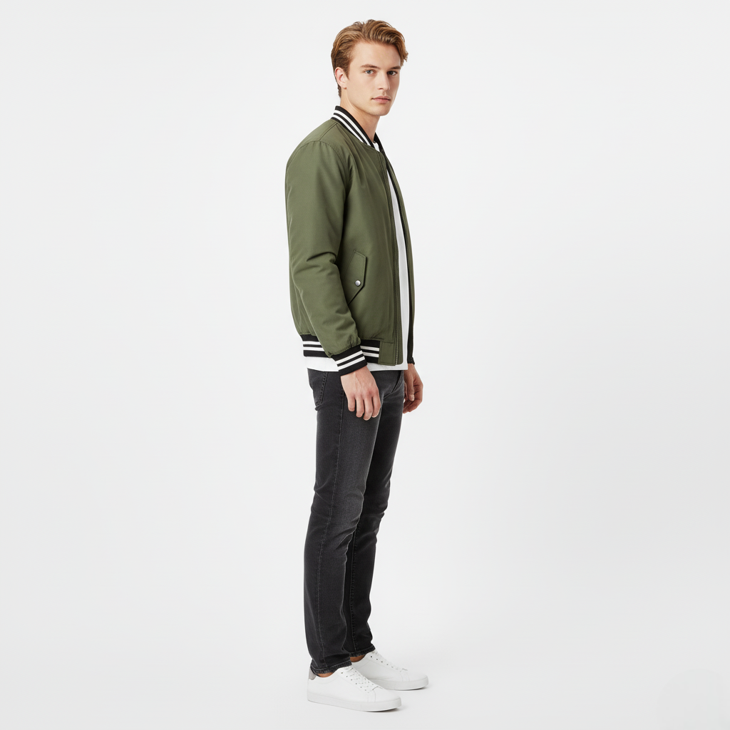 Classic Men's Casual Bomber Jacket